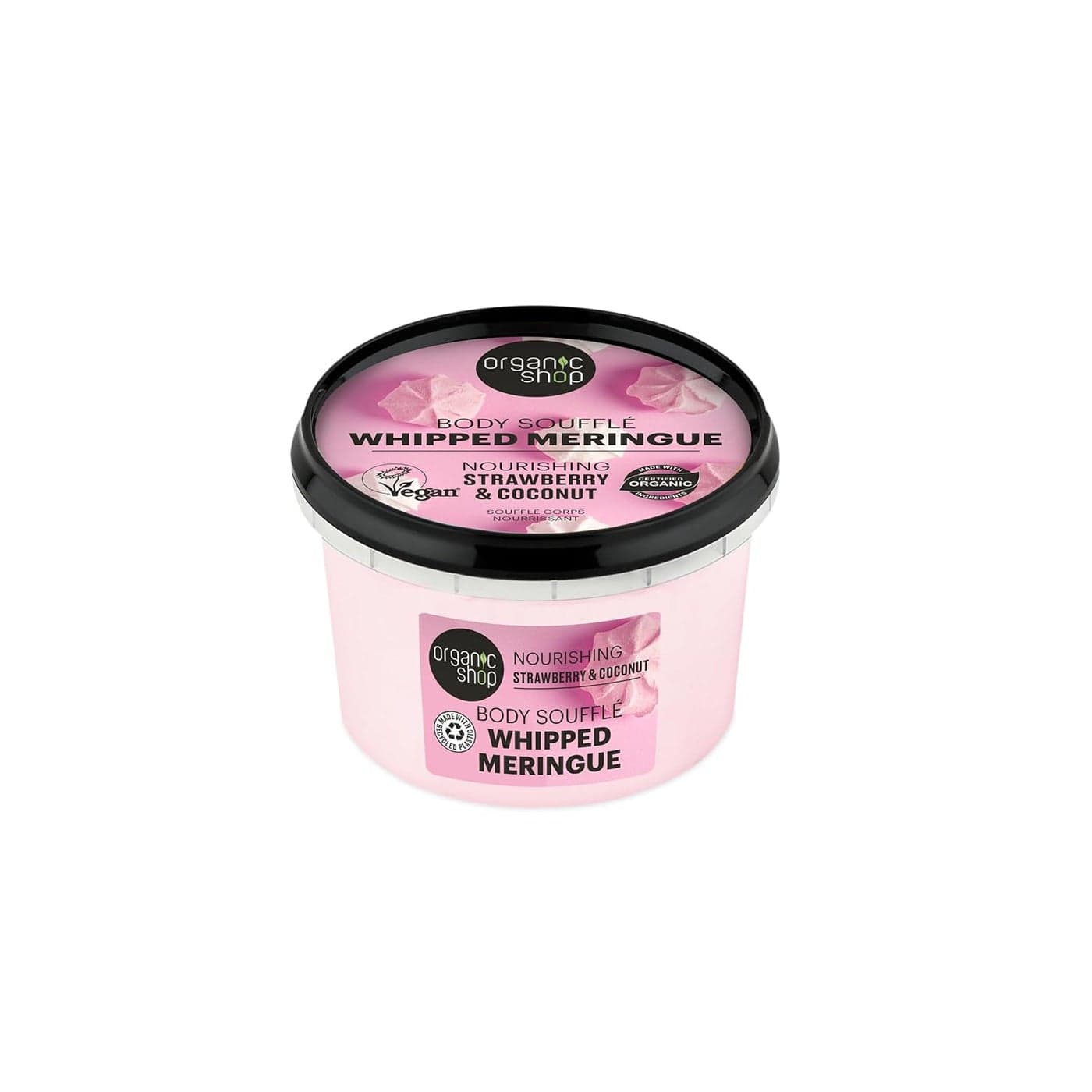 Coconut Strawberry Deep Nourishing Hydrating Body Cream 100 Vegan Organic Daily Moisturizer Body Face Hand Foot Natural Lotion Intensive Care Skin Restorer