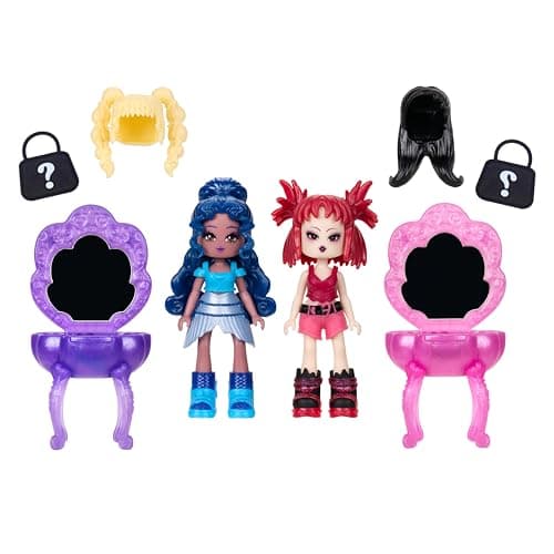 Royale High Surprise Vanity 2Pack 2 Series 2 Dolls 2 Vanities 2 Additional Wigs and 2 Mystery Items Virtual Item Code Included Ages 5