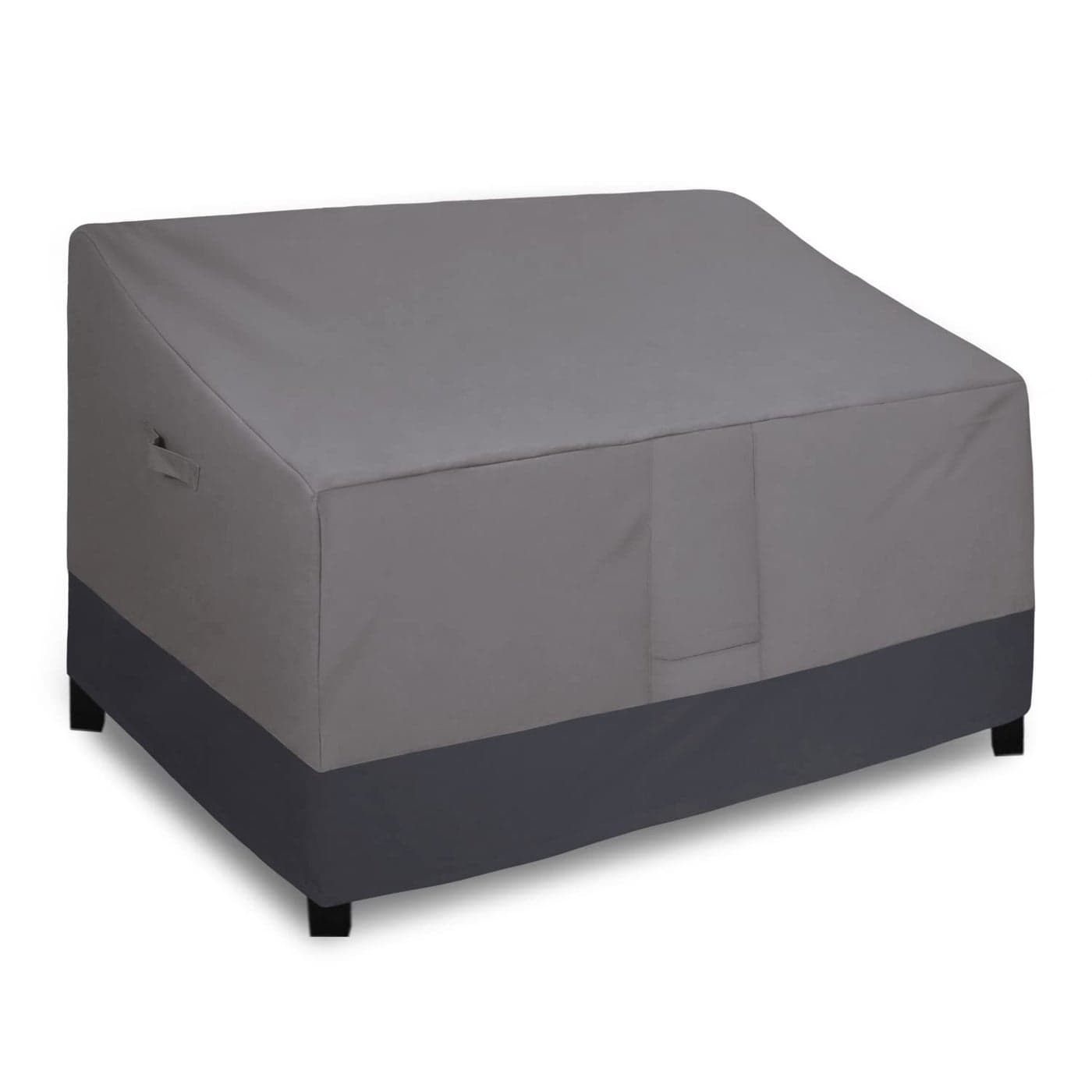 EasyGoing Waterproof Outdoor Loveseat Heavy Duty 2Seater Patio Couch Windproof Outdoor Furniture with Air Vent 76W x 325D x 33H inch GrayDark Gray
