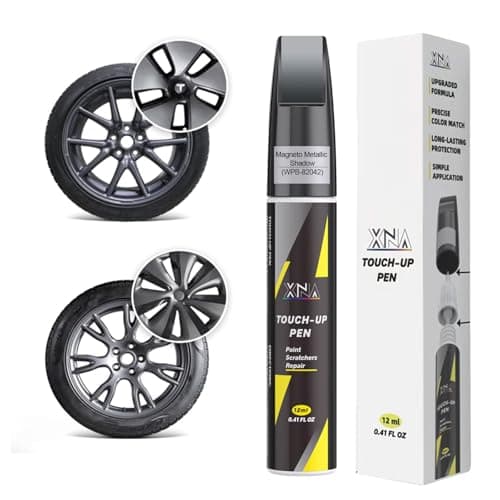 Rim Touch Up PaintMagneto Metallic ShadowWPB82042 for Tesla Model 3 18 Aero WheelModel Y 19 Gemini Dark Wheel 2 in 1 Car Wheel Scratch Repair Kit Quick Easy Remover Curb Rash