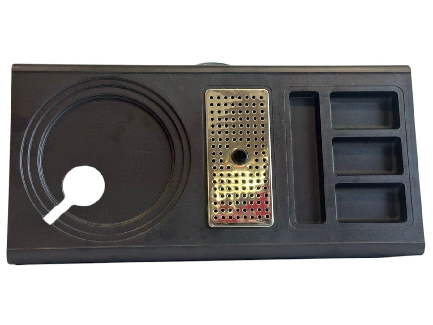 PAUL SONS Hospitality Rectangle Kettle Tray Made of ABS Plastic Square, Black (Pack of 1Pc)