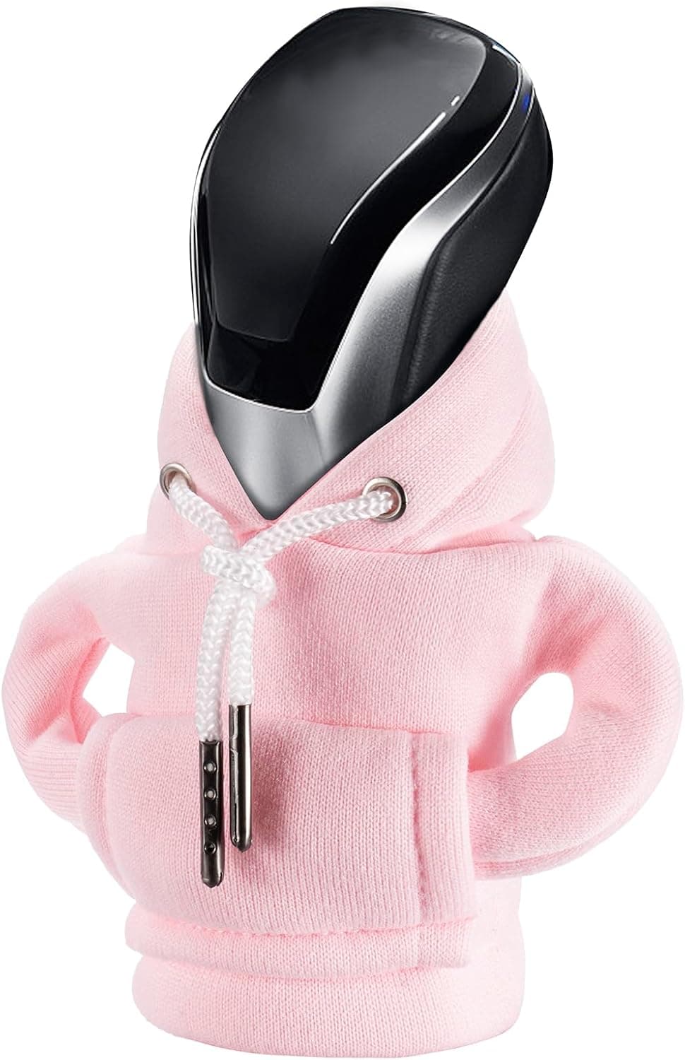 SLLAK Gear Shift Hoodie, Universal Car Shift Knob Cover, Mini Hoodie for Car Shifter, Automotive Interior Cute Gadgets, Car Accessories and Decorations