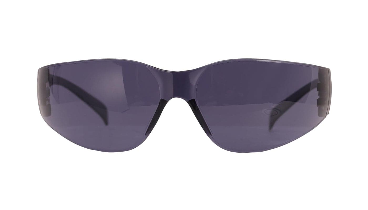 Karam ES001 Safety Goggles with Smoked Lens | Safety Glasses for Multipurpose Use for Pollution, Dust, Riding & Construction Work | Scratch & Impact Resistant
