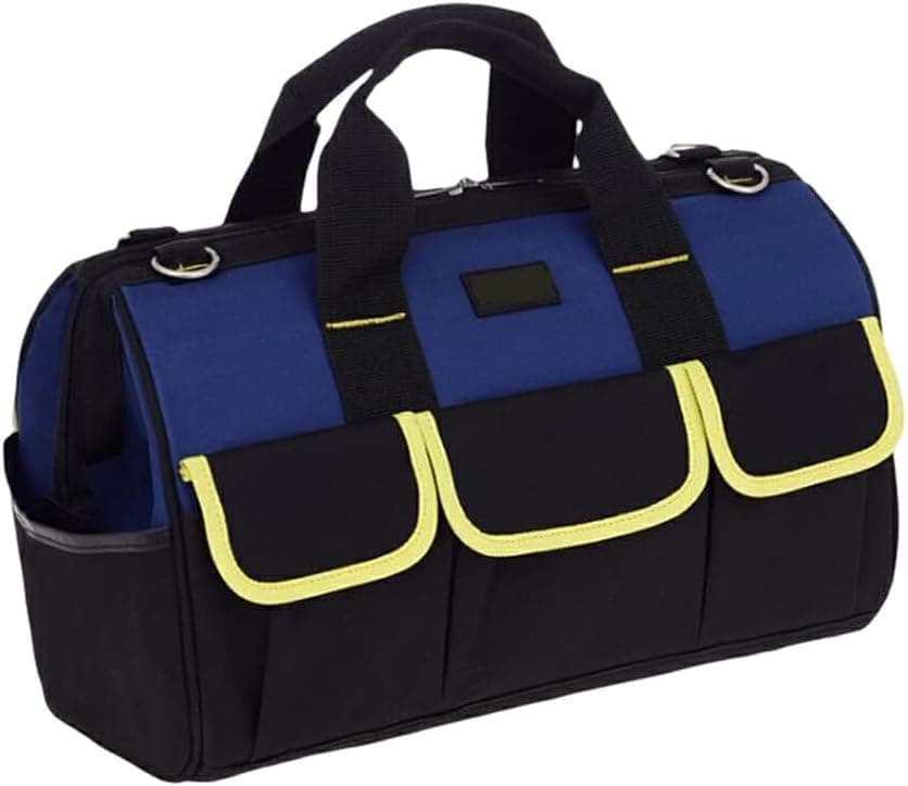 Divik 17inch Tools Storage Bag with Adjustable Shoulder Strap Organizer for Men Women Easy Carrying Water Resistant Tool Bag for Home Industry Factory 1Pcs