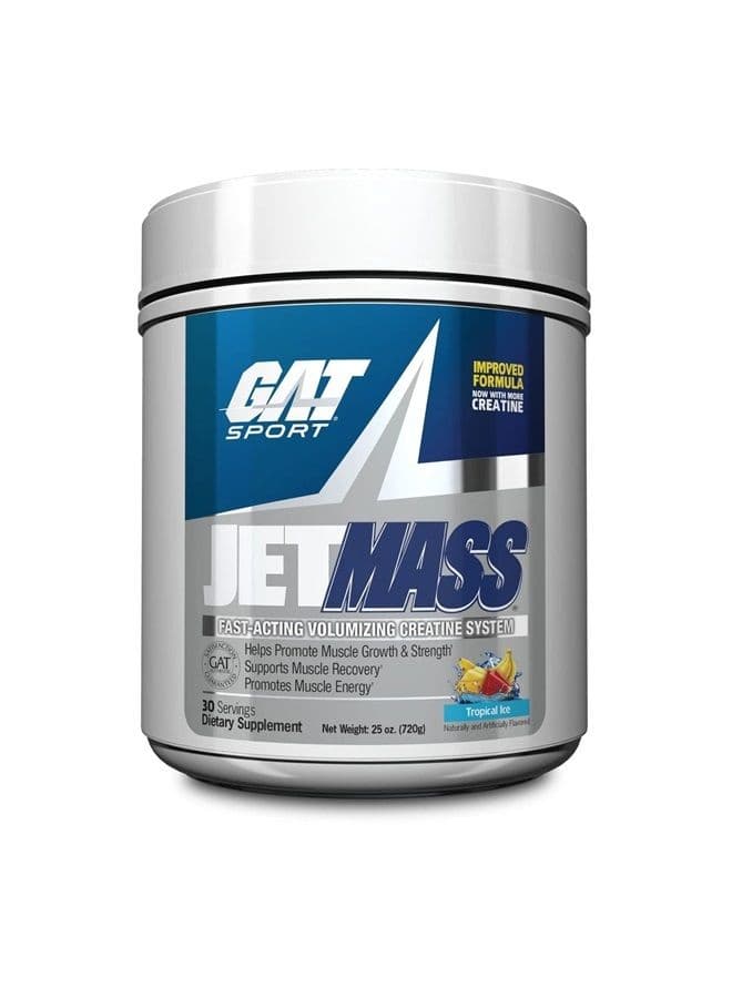 JetMass Fact-Acting Volumizing Creatine System, 30 Servings (Tropical Ice)