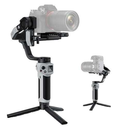 ZHIYUN CINEPEER Weebill 3E, 3-Axis Lightweight Gimbal Stabilizer for DSLR & Mirrorless Camera Canon/Sony/Panasonic/Nikon, 3KG Payload, Native Vertical Shooting, Bluetooth Shutter Control