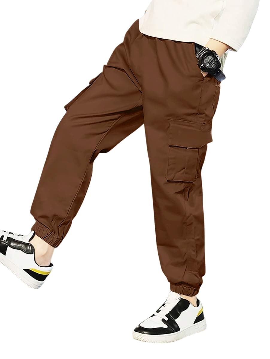 Tagas Cargo for Boy| Boys Joggers| Cotton Pant |Boys cargotrouser| (KC-1-COFFEE-13)