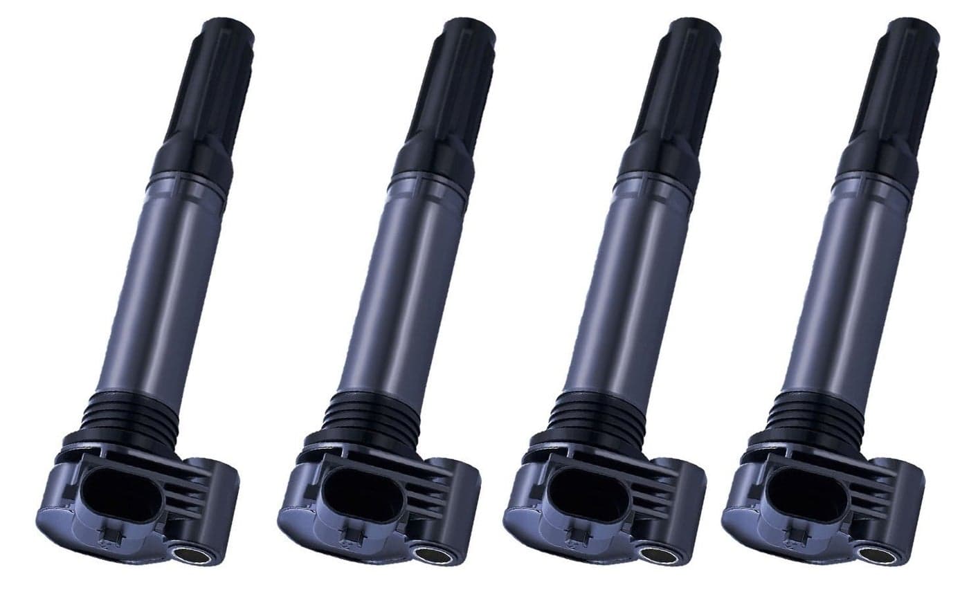 ENA Set of 4 Ignition Coil Pack 14 Compatible with Fiat 2012 2013 2014 2015 2016 2017 500 L4 14L Coils Replacement for UF649 C1815 68070492AB 68070492AD 68070492AC
