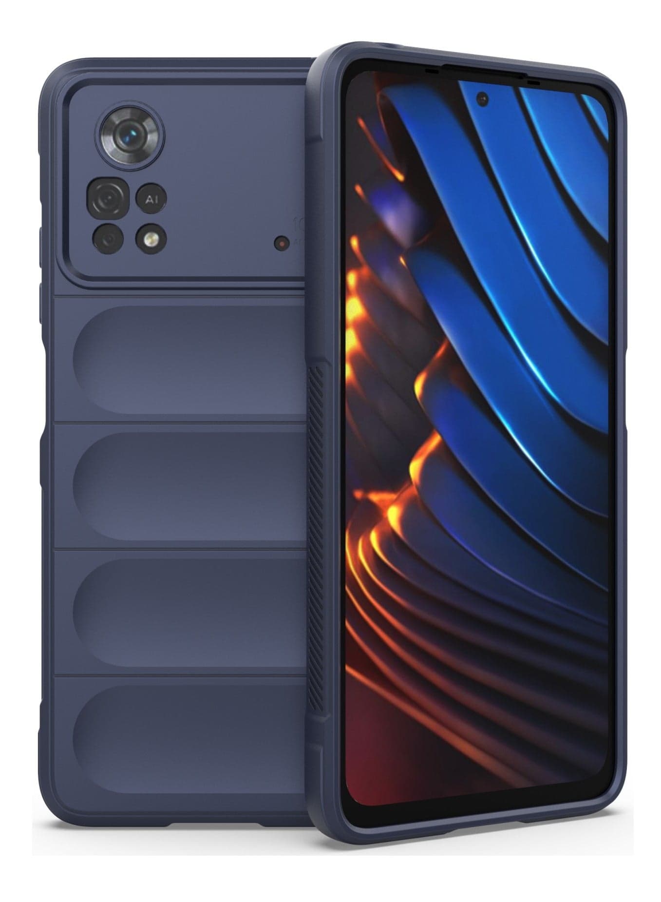 Shockproof Protective Phone Cover for Xiaomi Poco X4 Pro Blue
