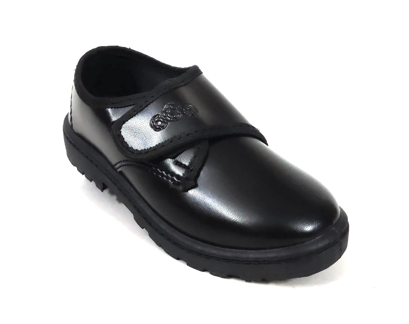 Coolz Boys Black Formal Uniform School Shoes Derby (V) (Black, 8)
