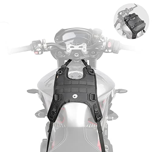 Rhinowalk Motorcycle Tank/Saddle Mount Base for Fuel Tank Bag/Saddle Bag/Tail Bag/Seat Bag/Walkie Talkie Motorcycle Accessory