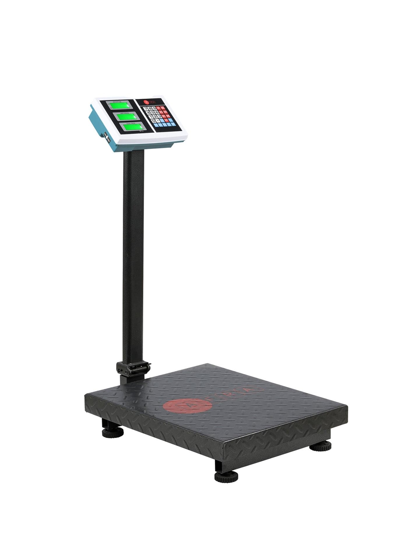 LOADMASTER 150kg/20g Platform Bench Scale (AFLM-PSBS-150-3040)- 30x40 cm Steel Pan, LCD Display, RS-232, AC/DC Power, External Calibration for Weighing Packages, Luggage, Suitcases, Boxes