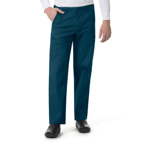 Carhartt Scrubs C56418 Men's Rugged Flex® Modern Fit Ripstop Straight Leg Cargo Pant XXX-Large Caribbean Blue