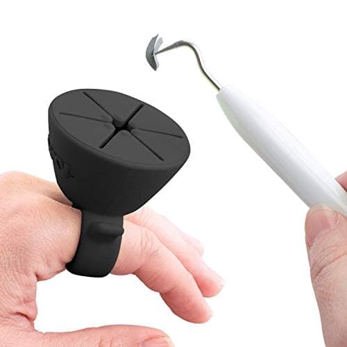 tweexy Craft Vinyl Weeding Scrap Collector Ring Weeding Tools for Vinyl Heat Transfer HTV Crafting Adhesive Paper Sheets Holder Portable Heat Press Accessories and Supplies Midnight