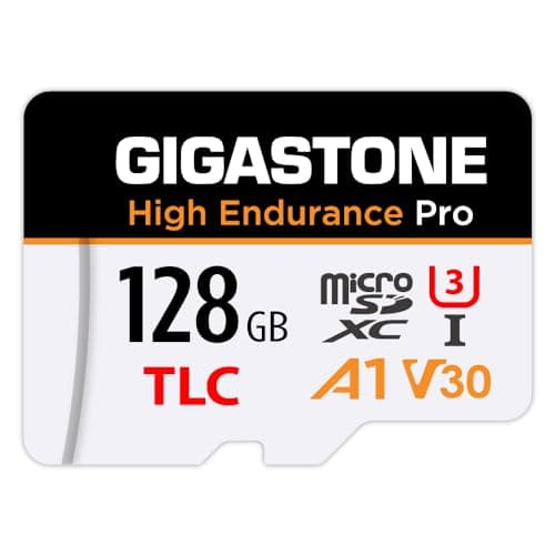 【5 Yrs Free Data Recovery】【Dash Cam】 GIGASTONE 128GB Micro SD Card, TLC High Endurance Pro, Speed Up to 100MB/s, Compatible with REDTIGER Rove VIOFO VANTRUE PRUVEEO ARIFAYZ, MicroSDXC UHS-I A1 V30 U3