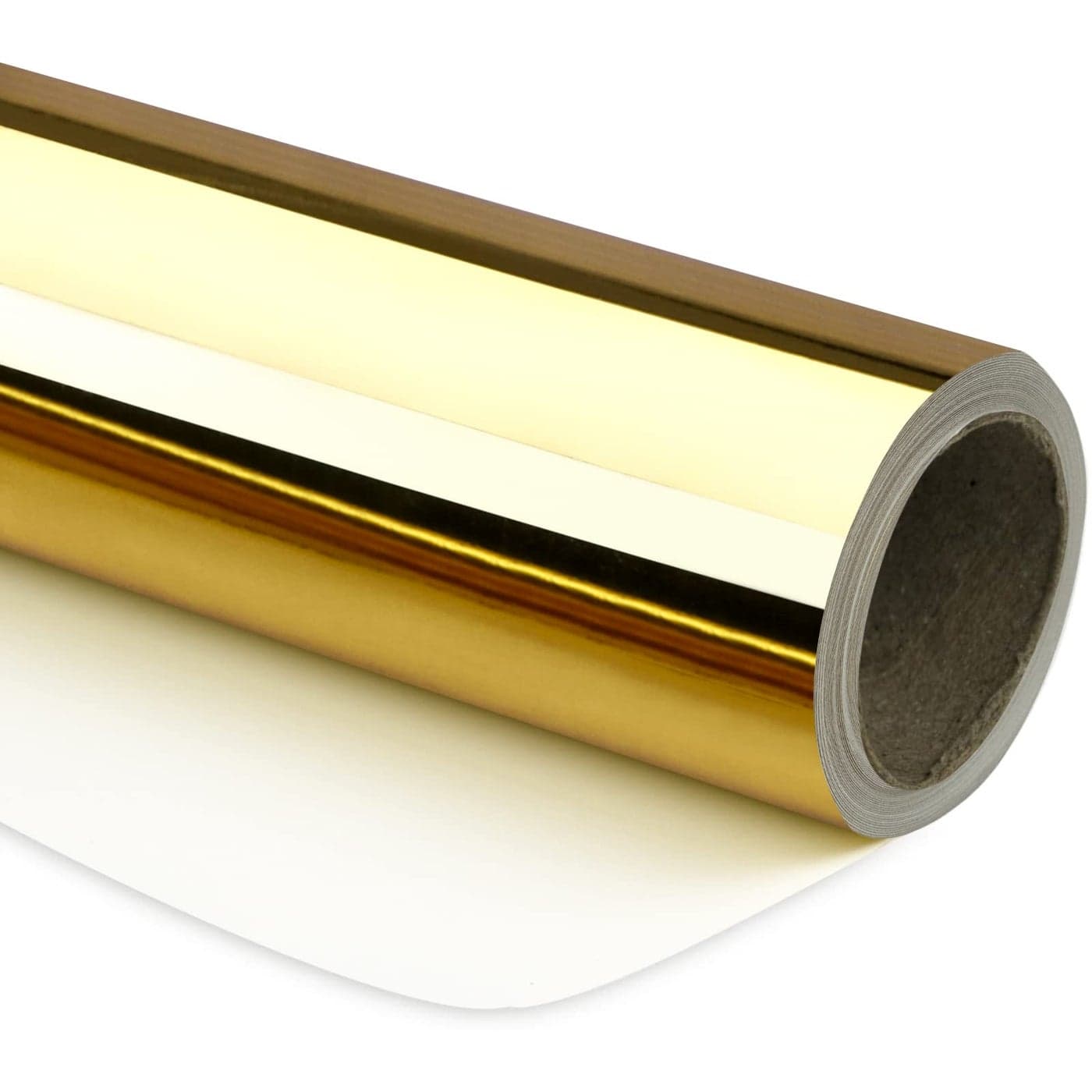 RUSPEPA Gold Metallic Wrapping Paper Solid Color Paper Perfect for Wedding Birthday Christmas Baby Shower 175 Inches X 328 Feet