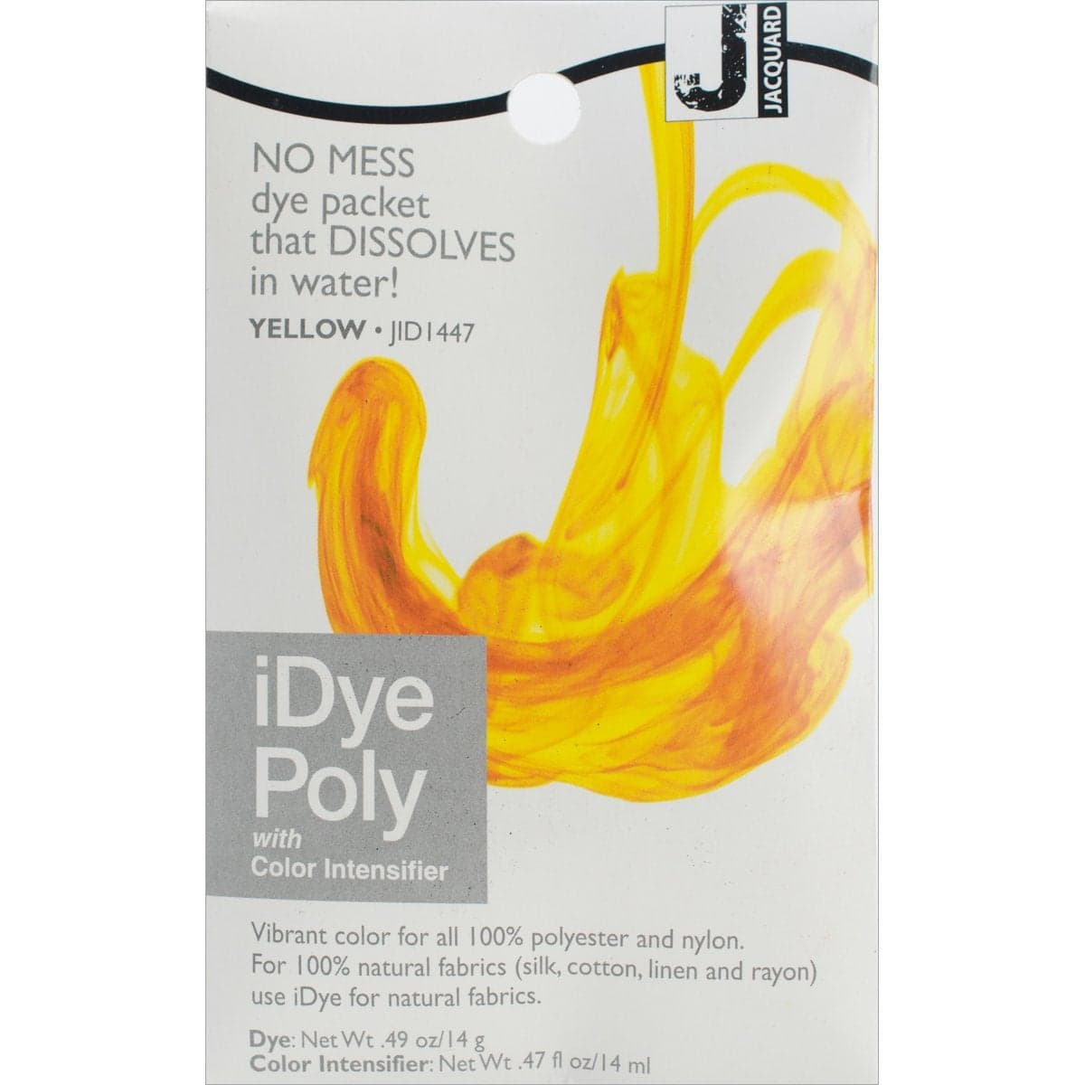 Jacquard iDye Poly Fabric Dye 14gYellow