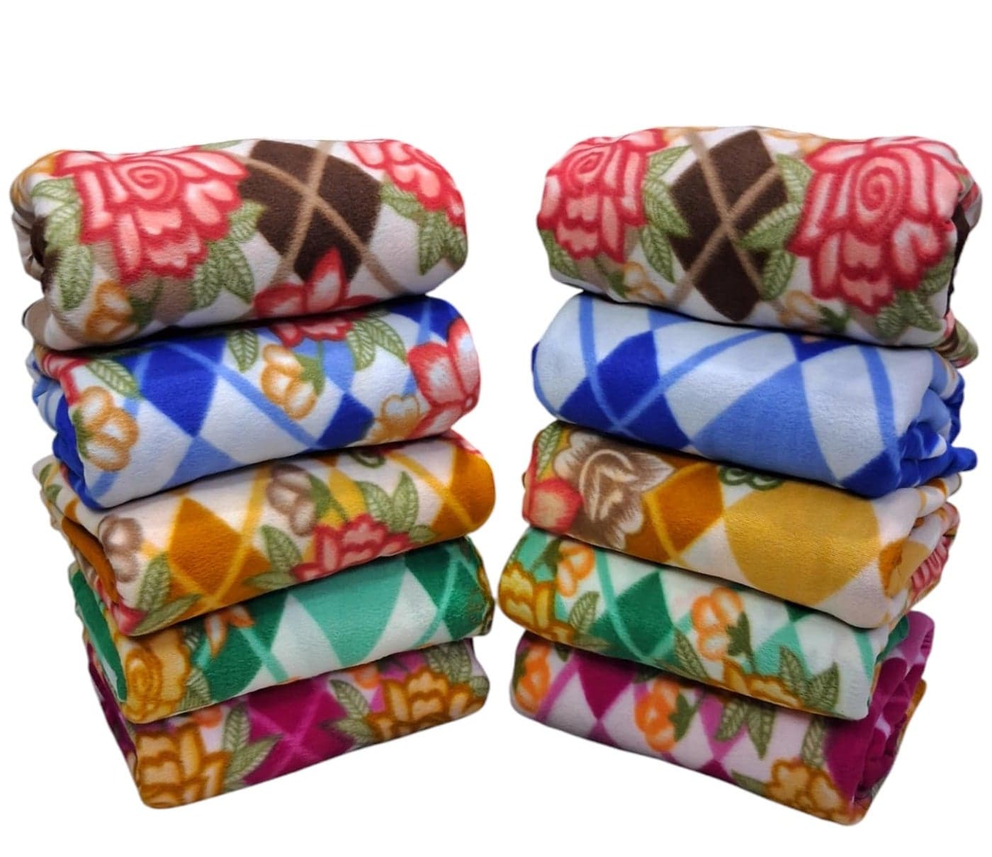 CHANDRAVATI Stylish Polar Fleece Single Bed AC Fleece Wool Blanket - 58x88 Inch || Skin Friendly || Multicolour || (50)