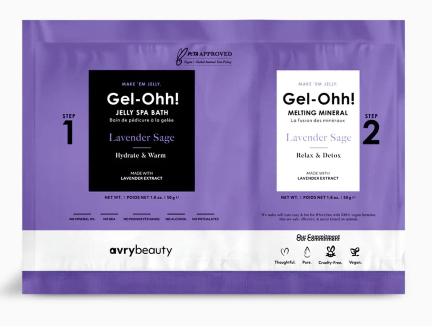 AvryBeauty GelOhh Jelly Spa Lavender 1 ct