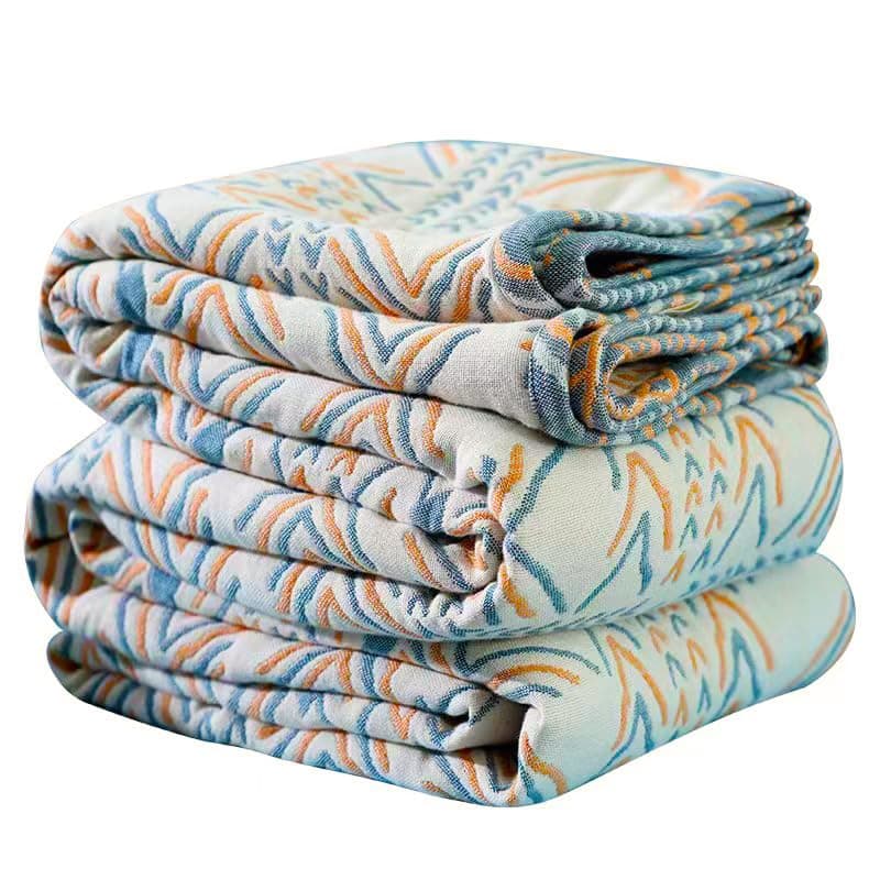 VANJOROY Doublesided Bohemian Sofa Bed Large Throw Blanket 100 Pure Organic Cotton Soft Boho Throw for 2 3 Seater Settees Armchair Couch and Bed200230CMBeigewhite