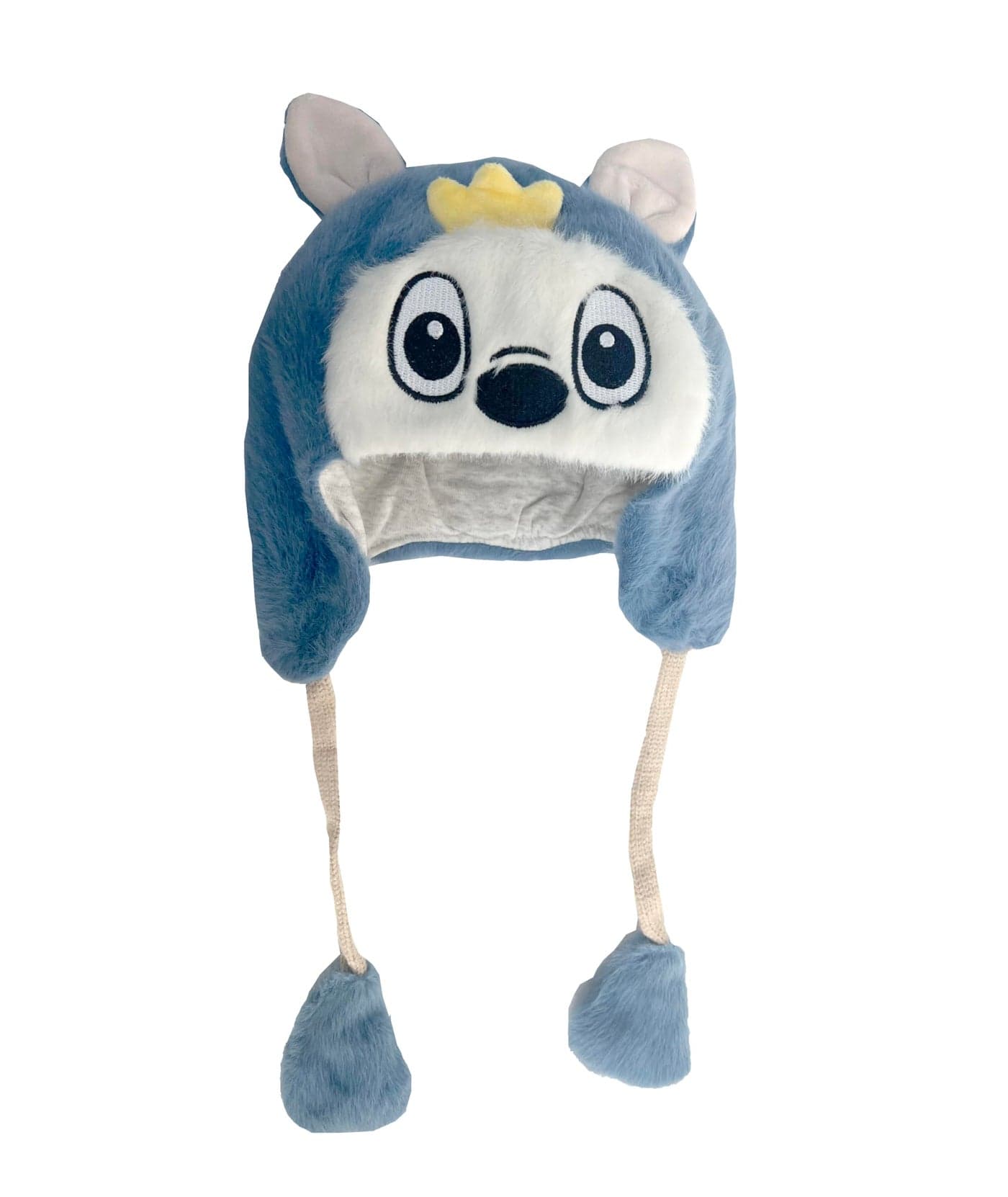 INFISPACE Baby Boy's & Baby Girl's Fleece Lined Beanie Cap (Age: 1 to 3 Years) (Blue, Puppy)