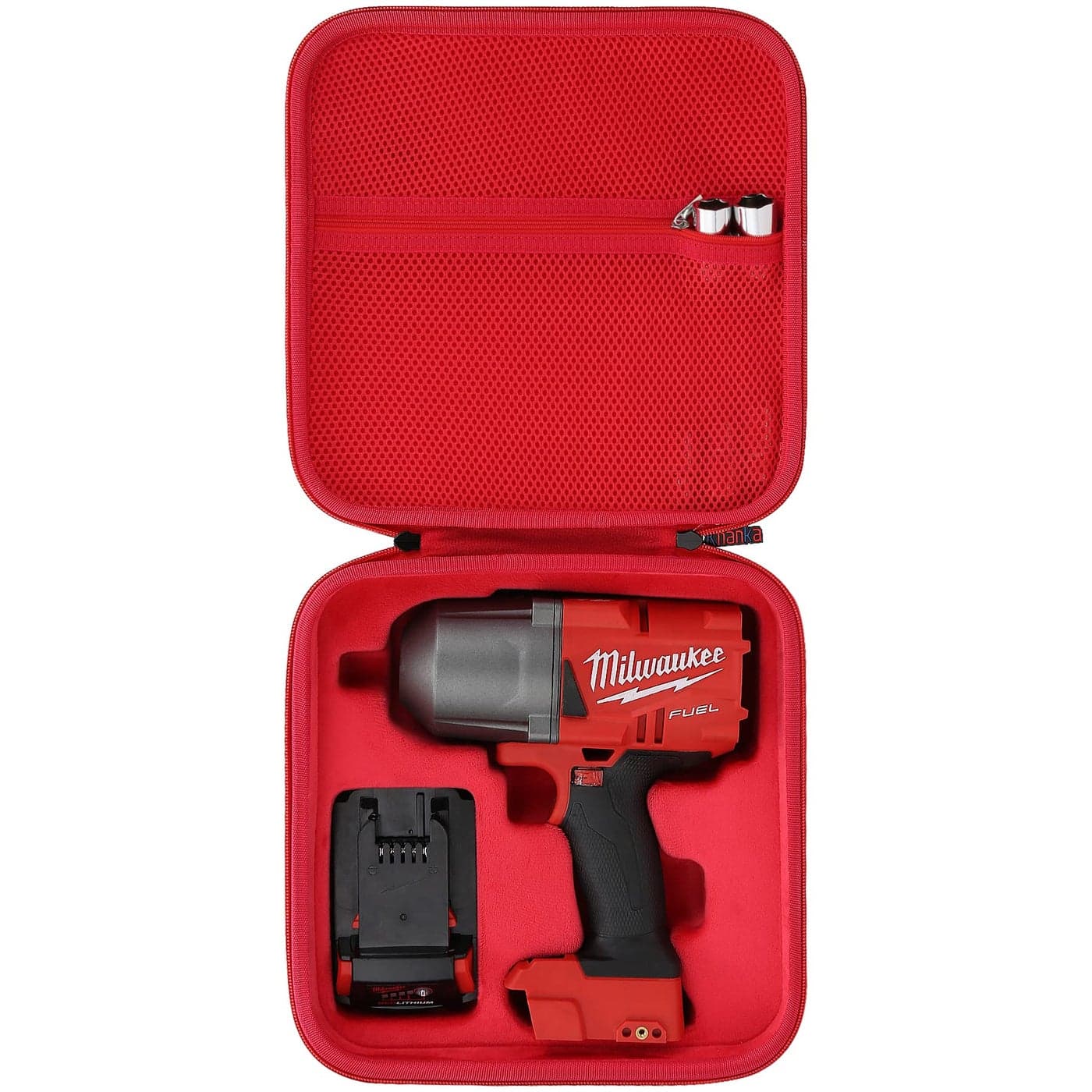 khanka Hard Case Replacement for Milwaukee 276720 M18 FUEL High Torque 12 Impact Wrench Case Only