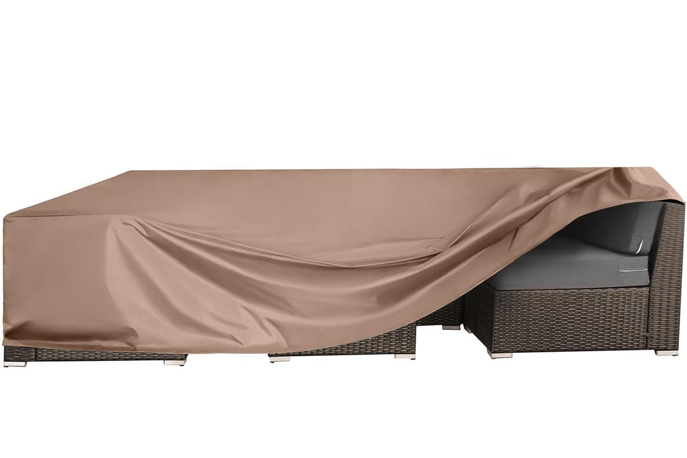 CKCLUU Patio Furniture Cover Waterproof Outdoor Furniture Covers Heavy Duty Outdoor Sectional Sofa Set Cover Dining Table and Chairs Set Covers Water Resistant Large 110 L x 83 W x 28 H