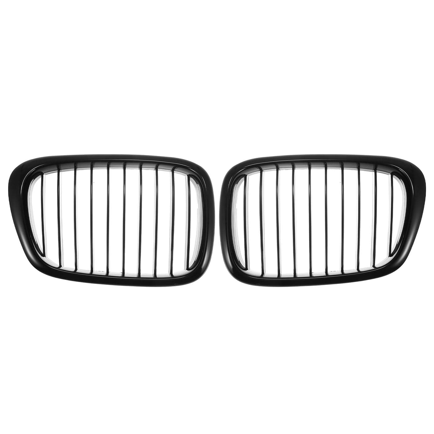 uxcell 2pcs Glossy Black Front Kidney Grille Grill for BMW E39 19992003 5 Series 528i 540i 4Door