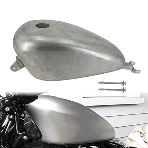 HCmotorku Motorcycle 3.3 Gallon Fuel Tank 12.5L Gas Tank Fit For Harley Sportster XL 883 1200 2007-2022 (Style A)