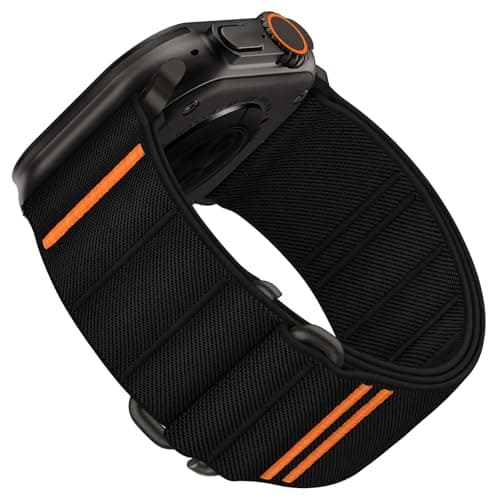 Suitisbest Sport Bands Compatible with Apple Watch Ultra Band 49mm 46mm 45mm 44mm 42mm Men Stretchy Nylon Sport Loop Strap with SHook for iWatch Series 11 10 9 8 7 6 5 4 3 2 1 SE 3 2 1 Ultra 3 2 1