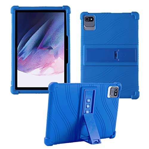 HminSen Case for Hakaug A10/HNVHNV K10 Tablet 10 Inch,Kids Friendly Silicone Stand Cover for aiprotablet C20e/ZONKO D115/MB1001 10.1 inch Tablets (Blue)