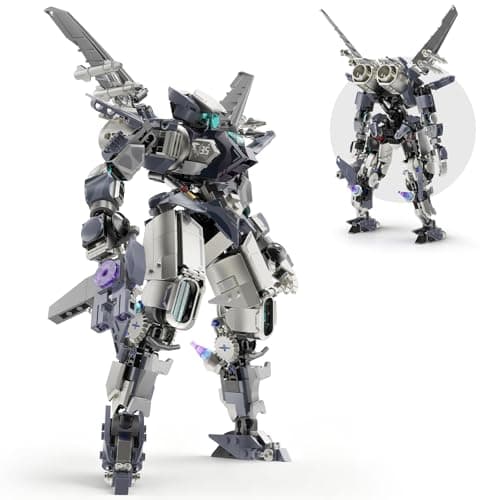 HIGH GODO J35 Mech Robot Transforming Building Blocks Set for Adults Combat Warrior Justice Hero Soldier Mech Model Building Kit Cool Creative Robots Toys Gift for Teens 14 700 Pieces