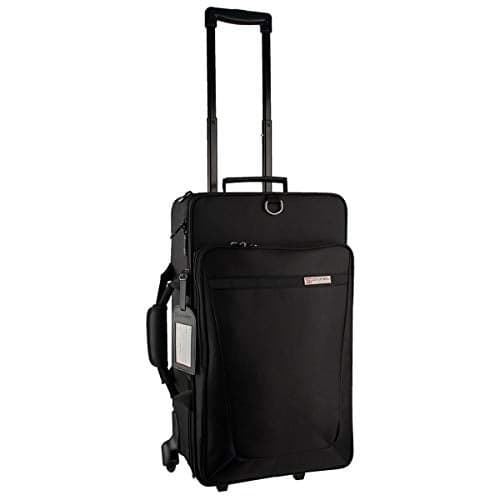 Protec Trumpet/Auxiliary Combo PRO PAC Case with Wheels, Model PB301VAX,Black