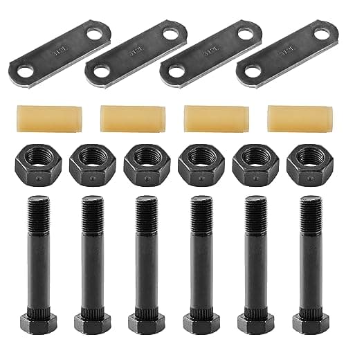 Lonffery Trailer Alex Shackle Kit, 312L Shackle Strap Fit for 3500lb-7200lb Double Eye Spring