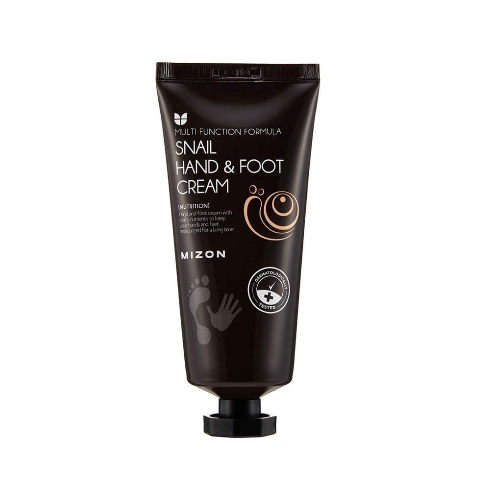 Mizon Hand Cream for Dry Cracked Hands, Moisturizing and Soothing Hand Cream with Snail Ingredients for Dry Skin, Dry Hands, Elbows and Heel Soothing, Cracked Skin Repair 100ml 3.38 fl oz