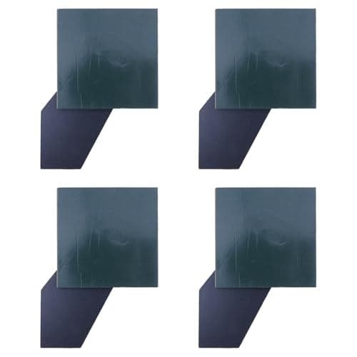 Chinflly 4 PCS Easel Backs for Picture Frames 4 Inch SelfAdhesive Picture Stand Photo Frame Backing Board Easel Back Replacement Black