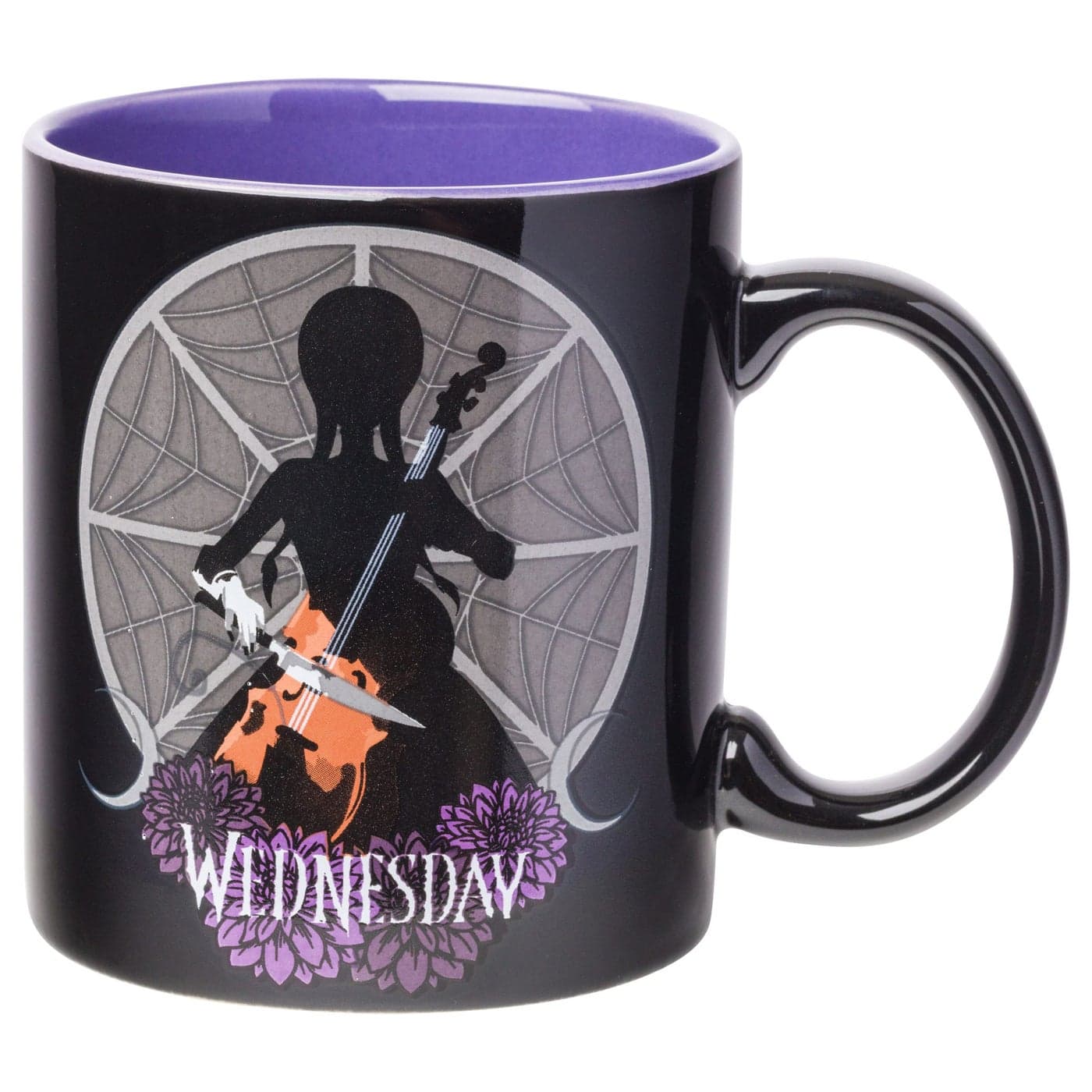 Silver Buffalo Wednesday Addams Im Not Weird Everyone Else Is Ceramic Mug 20 Ounces