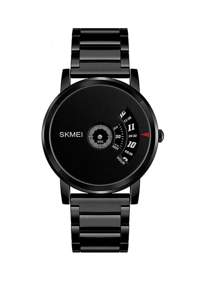 Men's Water Resistant Analog Watch Model 1260 Black 39 Millimeters