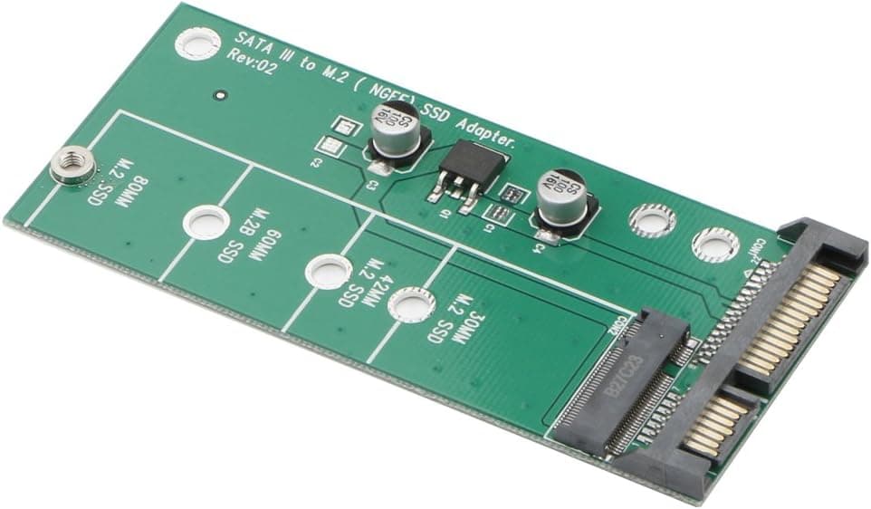 AD905A SATA III 3 to M2 NGFF SSD 75 pin Connector Converter Adapter Components Card
