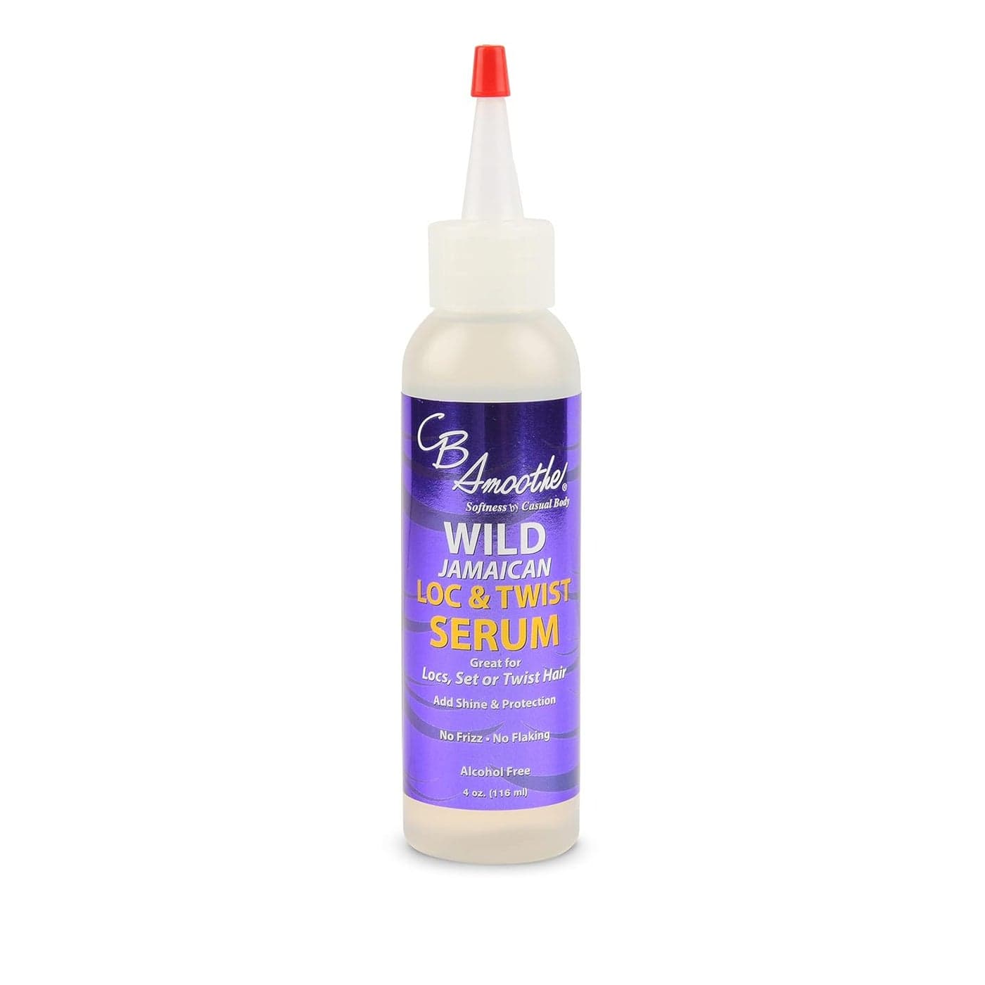 CB Smoothe Wild Jamaican Loc and Twist Serum 4 oz Great for Loc Set Twist Hair Add Shine Protection No Frizz No Flaking Alcohol Free
