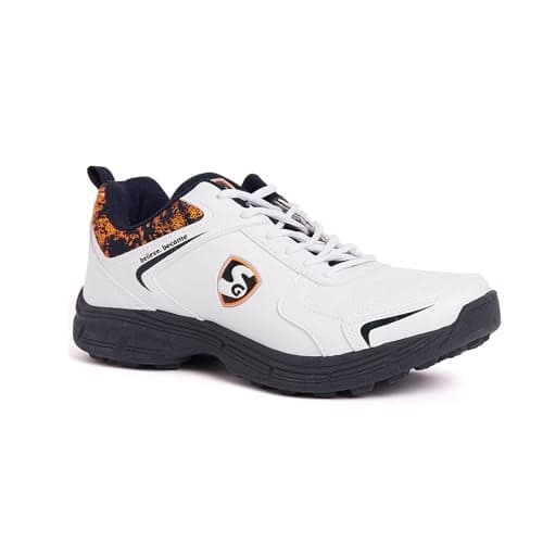 SG Mens Shoe Savage Stud White/Navy/Orange No 2