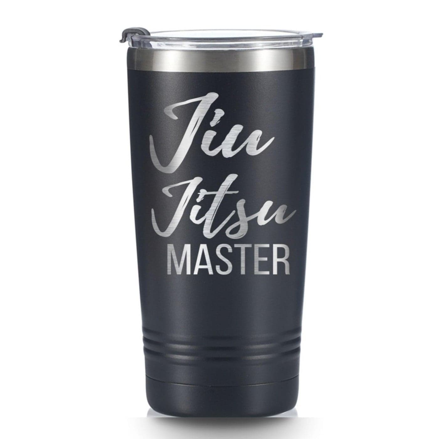 Onebttl Jiu jitsu Gifts for Men Jiu Jitsu Master Travel Mug for Boyfriend Husband Son Grandson on Christmas Birthday Stainless Steel 20Oz Tumbler Black
