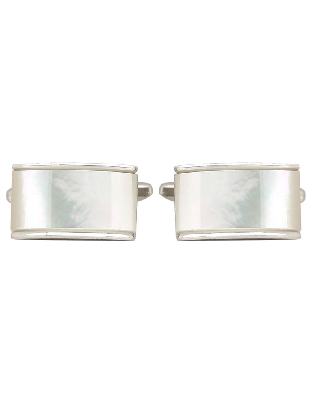 Peluche Natural Mother of Pearl Stone (Semi-precious) Cufflinks for Men