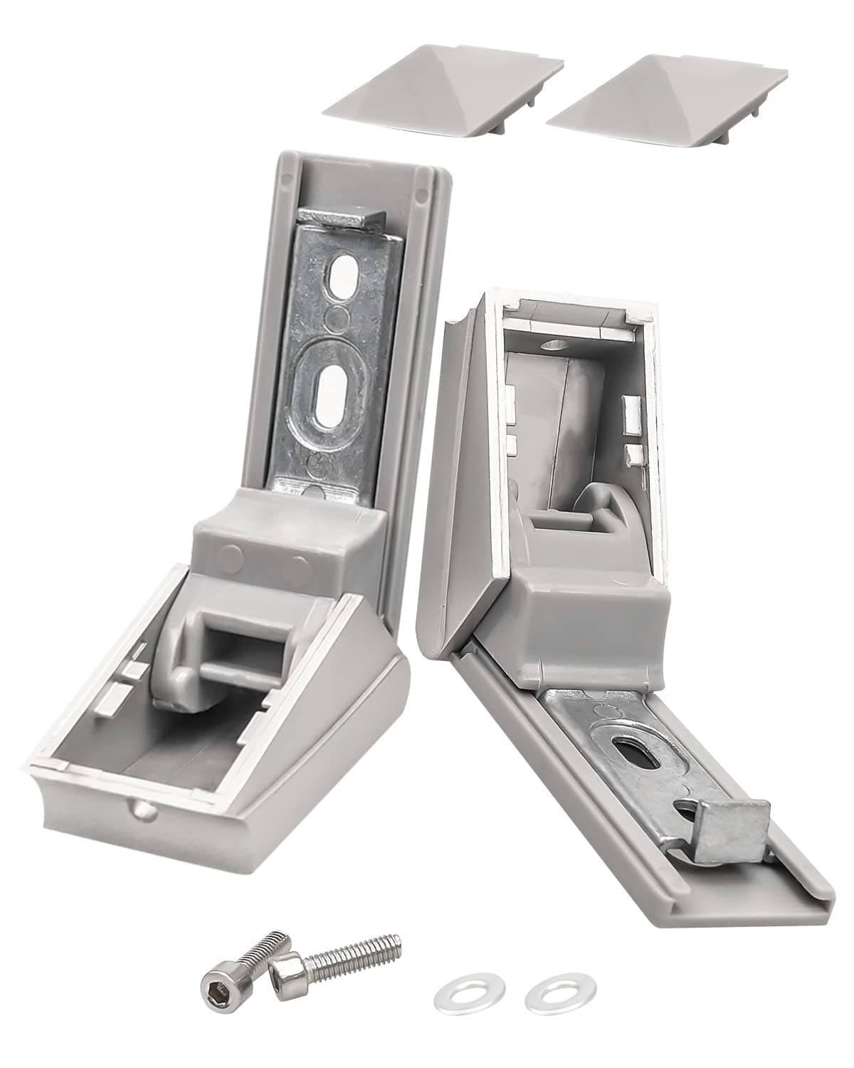 Tavaski 9590178 Fridge Hinges Replacement Part Fit for Liebherr Freezer Cbnes385622z Cbnes385720f Replace 9590124 9590190 Stainless Steel Refrigerator Door Hinge Repair Kit