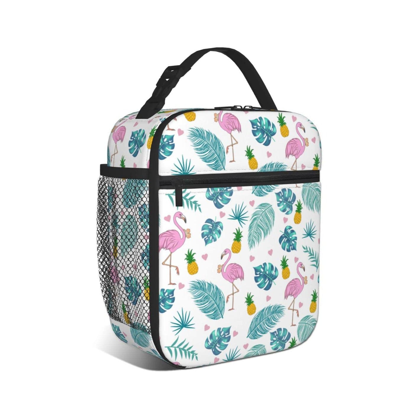 Flamingo Lunch Box Kids Girls Insulated Cooler Thermal Cute Lunch Bag Tote for School