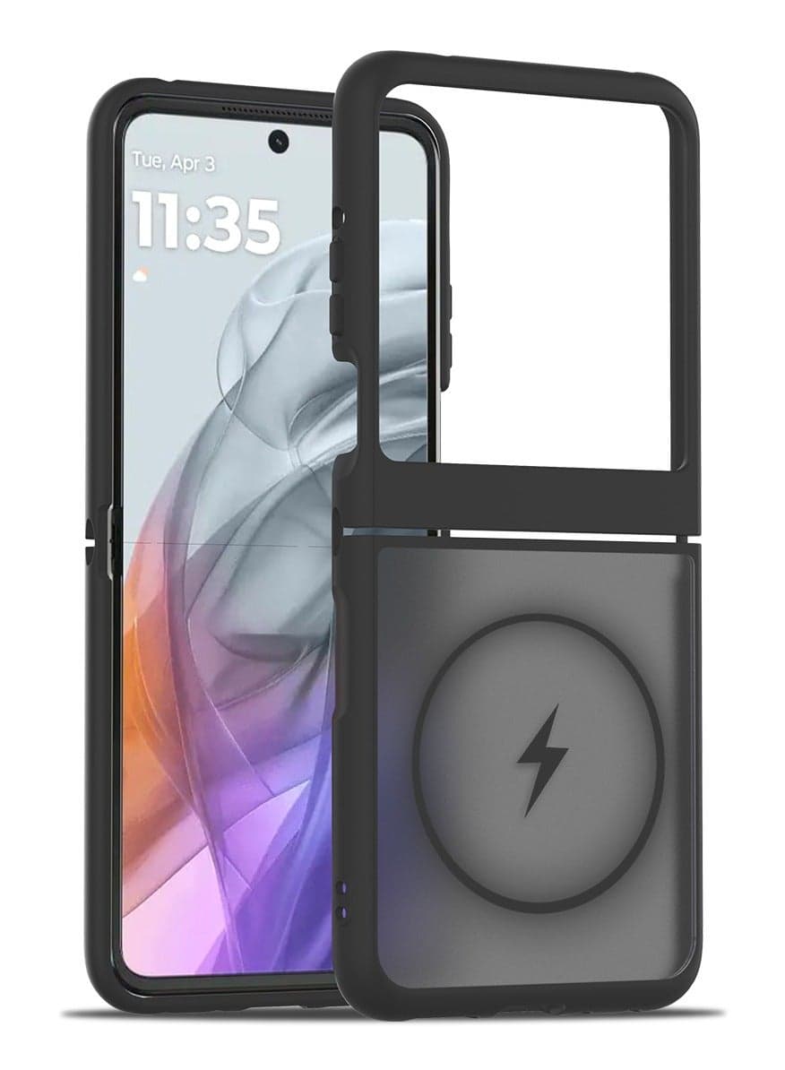 Case for Moto Razr 2025,High Grade Drop Protection Slim Matte Shockproof Anti-Slip with Wireless Charging Phone Case for Motorola Moto Razr 2025