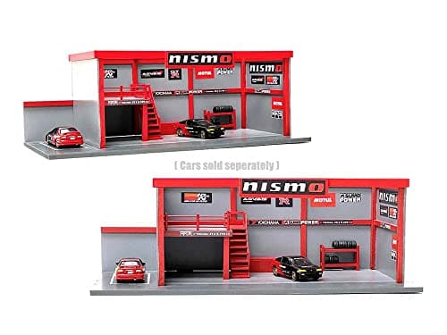 Garage Diorama with Decals for 164 Scale Models by American Diorama 76530