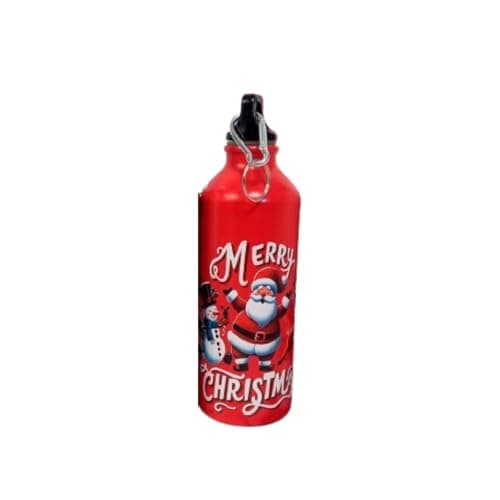 NYRWANA Stainless Steel Water Bottle |400ml| Christmas Gifts for Women & Kids, Steel Water Bottle for Kids, Insulated & Infuser Bottle, Tumbler Bottle, Reusable with Lid (Red)