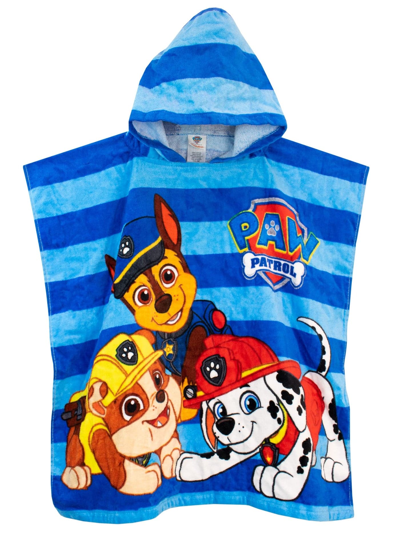 Paw Patrol Boys' Hooded Towel Poncho One Size