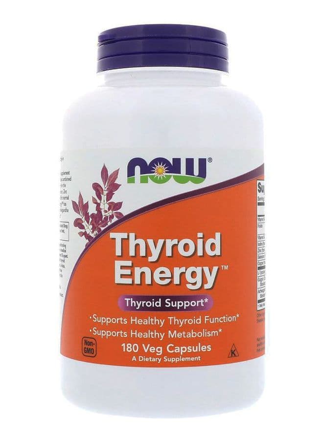 Now Foods Thyroid Energy Dietary Supplement 180 Veg Capsules